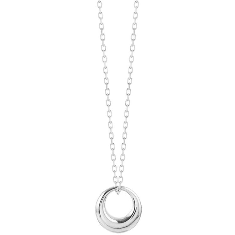 Geometric Circle Necklace